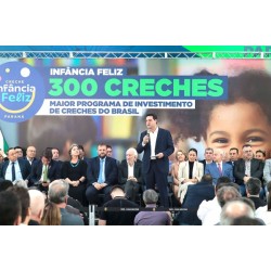 Maior programa do País: Governo do Paraná vai destinar R$ 391,4 milhões para construir 300 creches